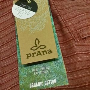 PRANA Steph Pant Draw Lo Relxd Casual 8 NWT